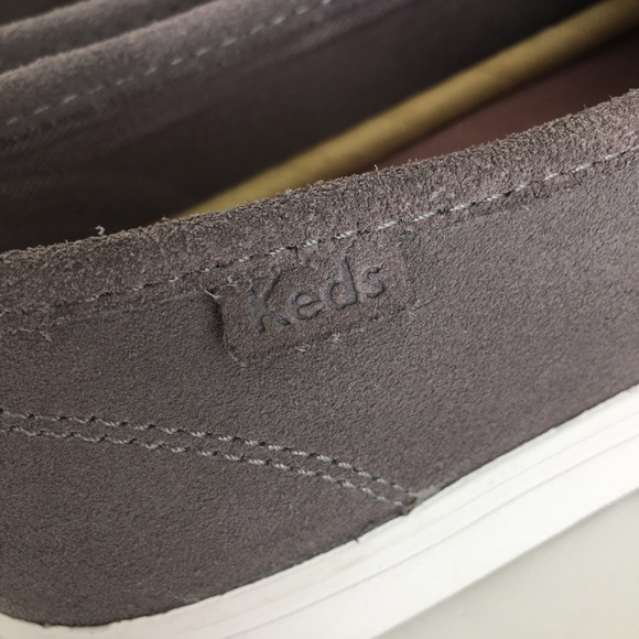 Keds Softerra Slip On Sneaker Shoes NEW Charcoal Gray Women’s Size 8 NWOT - Picture 7 of 11